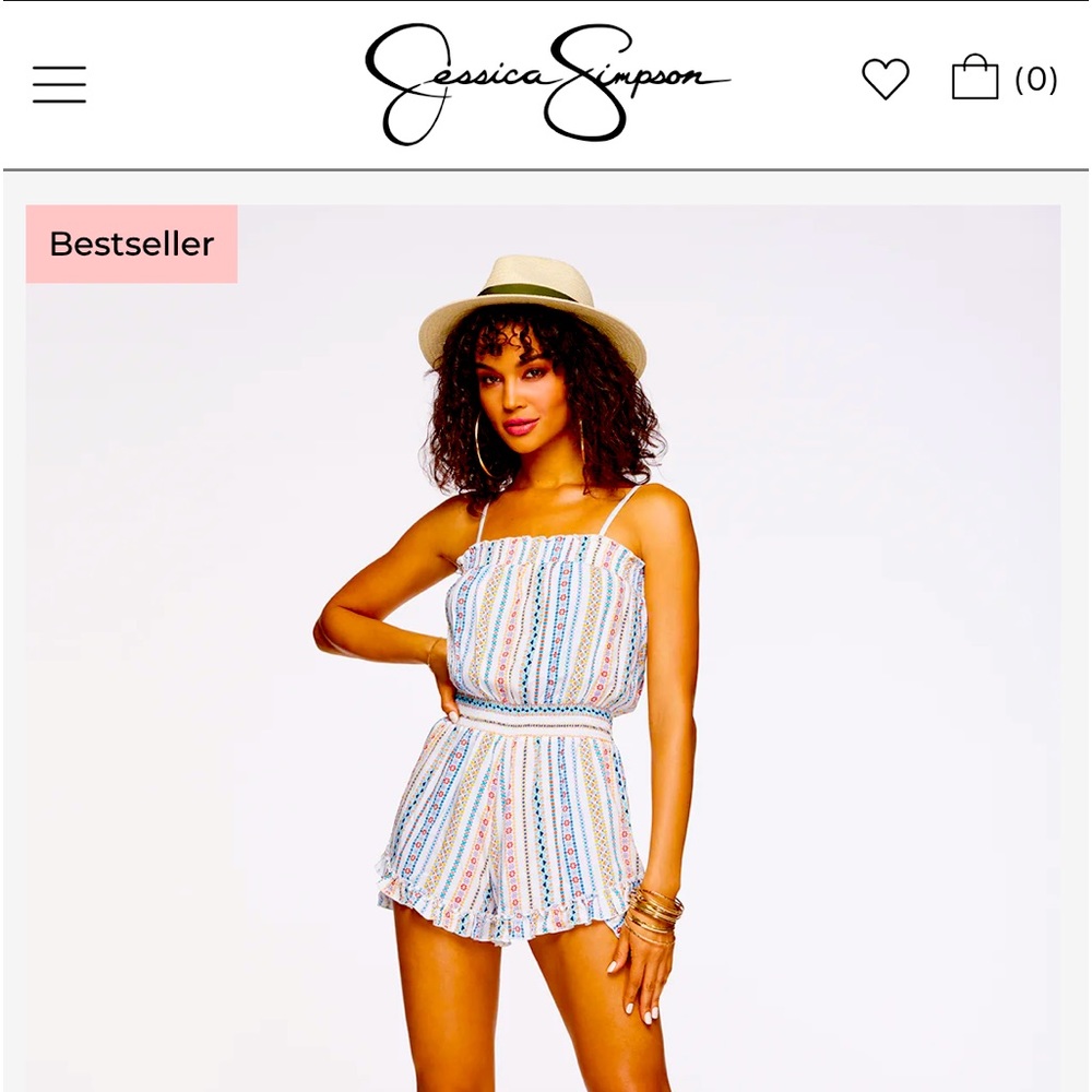 Jessica Simpson Romper/Swim Cover Up